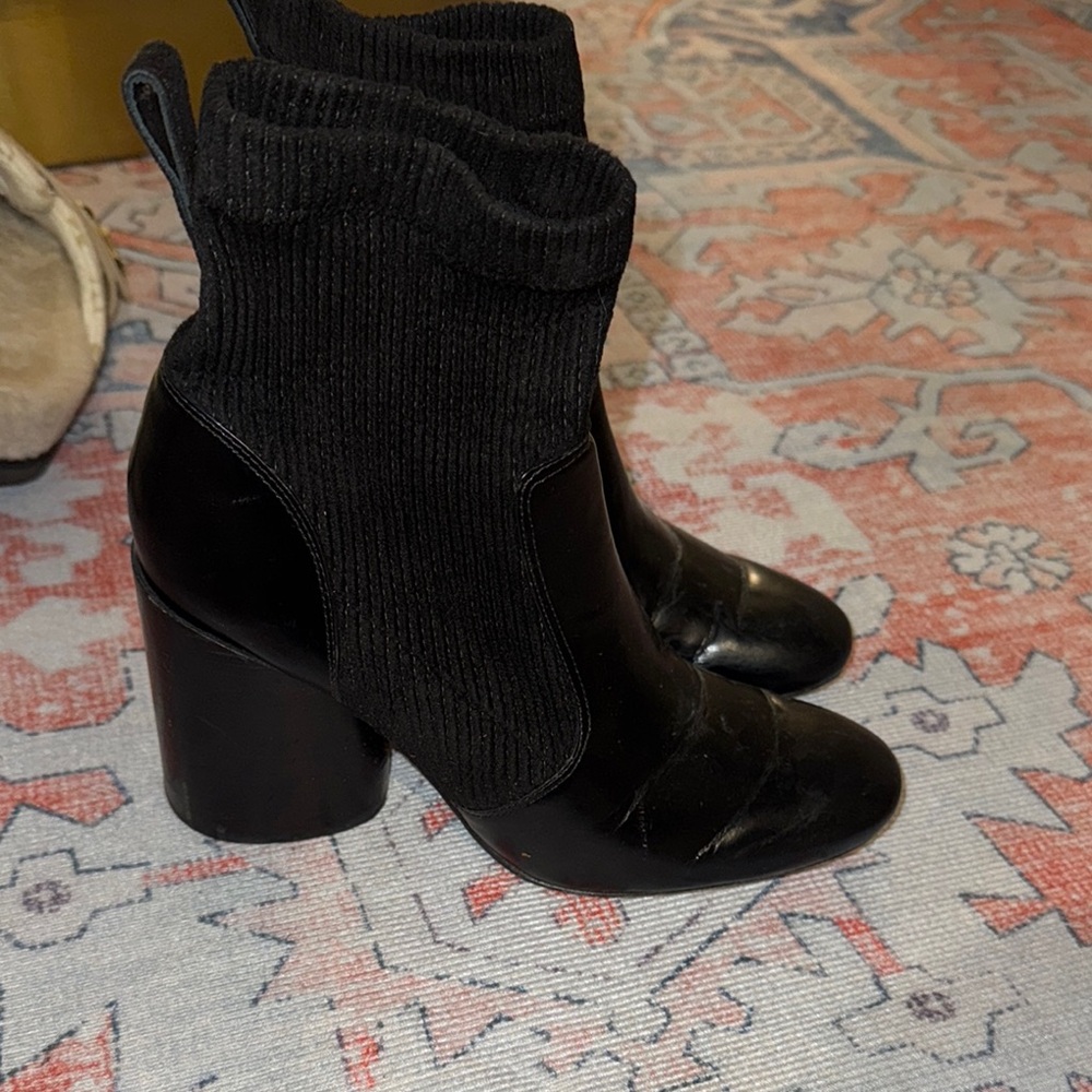 Tory Burch Black Heeled Boots